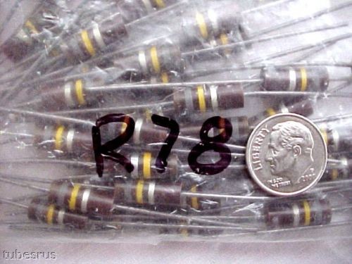 180K OHM 1 WATT ALLEN BRADLEY AB TUBE AMP CARBON RESISTORS