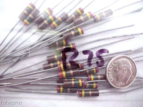 2.4 MEG OHM 1/2 WATT ALLEN BRADLEY AB TUBE AMP CARBON RESISTORS