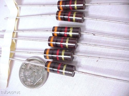 3K OHM 1 WATT ALLEN BRADLEY AB TUBE AMP CARBON RESISTORS