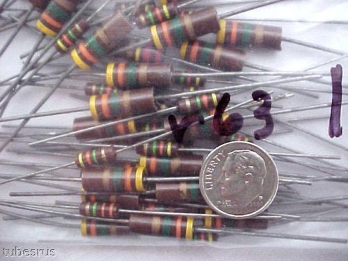 4.3 MEG OHM 1 WATT ALLEN BRADLEY AB TUBE AMP CARBON RESISTORS