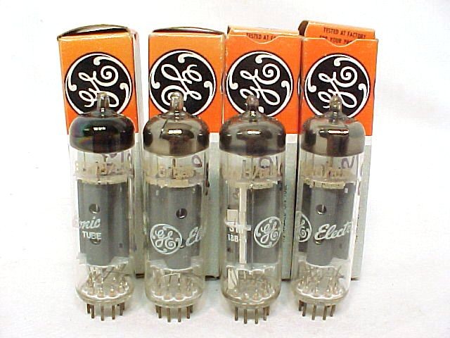 6GW8 / ECL86 GE TUBE AMPLIFIER PREAMP 4 ELECTRON TUBES NEW IN BOX 