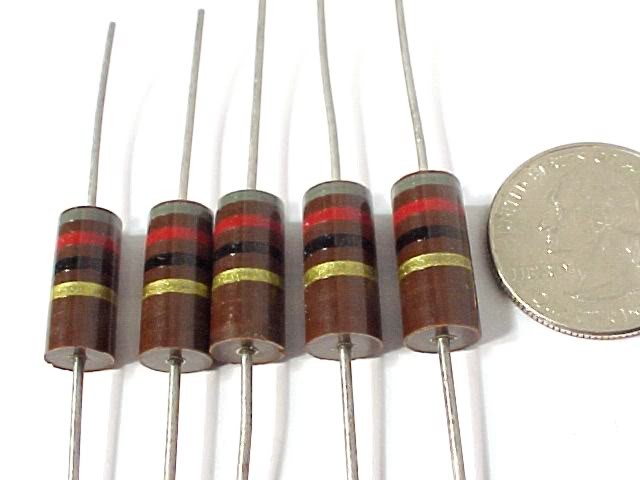 82 OHM 2 WATT ALLEN BRADLEY AB TUBE AMP CARBON RESISTORS