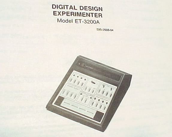 HEATHKIT ET3200 DIGITAL DESIGN EXPERIMENTER MANUAL BOOK