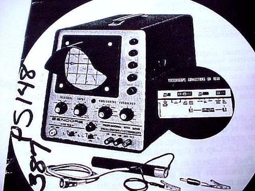 SENCORE PS148 PS148A SCOPE SCHEMATICS PARTS LIST MANUAL