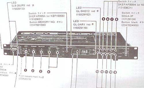 ROLAND SDE-2500 SERVICE REPAIR SCHEMATIC REVERB MANUAL