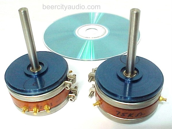 75K OHM DEJUR SAMARIUS PRECISION TUBE AMPLIFIER LIN VOLUME POT