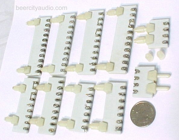 SILVER CERAMIC TEK TUBE AMPLIFIER TERMINAL STRIPS