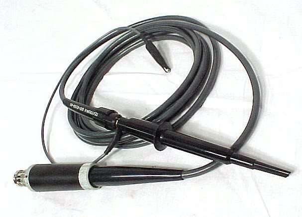 TEKTRONIX TUBE AMP 200 MHZ OSCILLOSCOPE PROBE & MANUAL