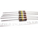 150K OHM 20% 1W TUBE QTY-2 GUITAR AMP ALLEN BRADLEY RESISTOR