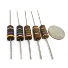 4.7 MEG OHM 2 WATT ALLEN BRADLEY QTY-2 TUBE AMP CARBON RESISTORS