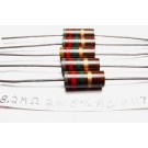 8.2 MEG OHM 2 WATT ALLEN BRADLEY QTY-2 AB TUBE AMP CARBON RESISTORS