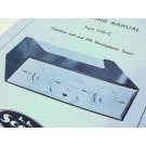 SCOTT AM FM MPX TUBE TUNER 12AX7 AMPLIFIER SCHEMATIC MANUAL