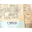 CARVER PM 1.5 MAGNETIC FIELD AMPLIFIER MIX BOB SCHEMATIC MANUAL