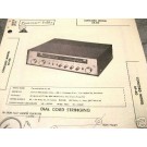 CONCORD TUBE AMP PREAMP RECEIVER AF-40 SCHEMATIC MANUAL