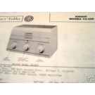 KNIGHT KIT 93-350 TUBE AMP PREAMP 2 CH SCHEMATIC MANUAL