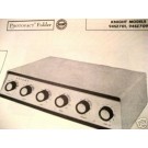 KNIGHT 94SX700 94SX708 TUBE AMP PREAMP SCHEMATIC MANUAL