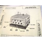 MASCO 4CH TUBE AMP PREAMP PHONO MC-25 SCHEMATIC MANUAL