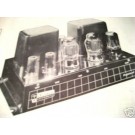 PEDERSEN W-50 6550 TUBE AMPLIFIER SCHEMATIC MANUAL