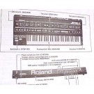 ROLAND JP-6 KEYBOARD REPAIR SERVICE SCHEMATIC MANUAL