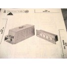 UL TRIX T43 TUBE AMP PREAMP 12AX7 SCHEMATIC MANUAL